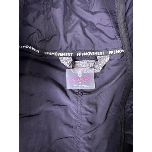 FP Movement Jacquard Elevation Fleece Jacket Reversible Women's M  Black Combo - Picture 6 of 13